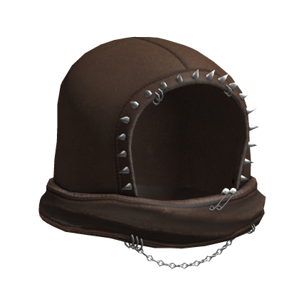 Brown Spiked Grunge Cowl Roblox item
