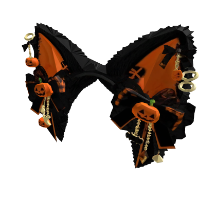Pumpkin Halloween Cat Ears V2
