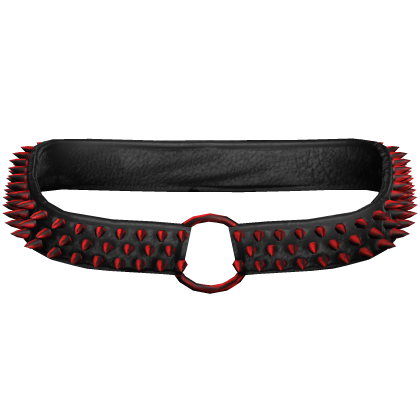 Red Extreme Spiked Studded Belt - Goth Punk Y2K Roblox item