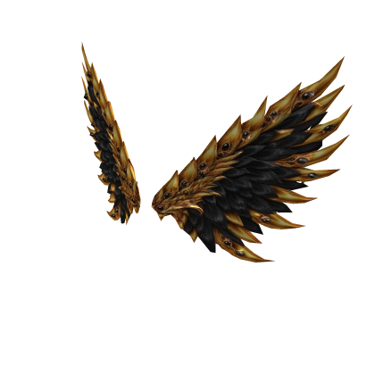 Golden Black Wings Roblox item