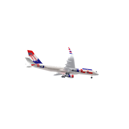 Croatia Air Plane