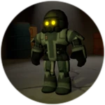 You entered the game! Roblox badge thumbnail