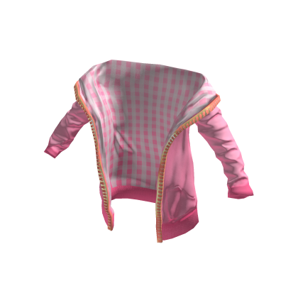 Off-Shoulder Raincoat Pink