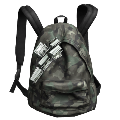 Camo Money Stuffed Backpack 3.0