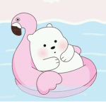 Pink bear