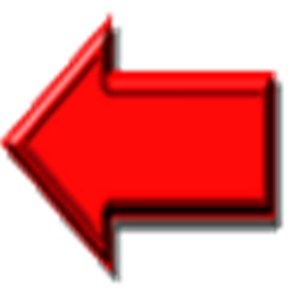 Retro Transparent Arrow Left Roblox decal