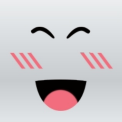 Super super happy face cute Roblox decal