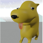 Hourglass dog