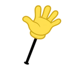 Golden Clock Slap Hand