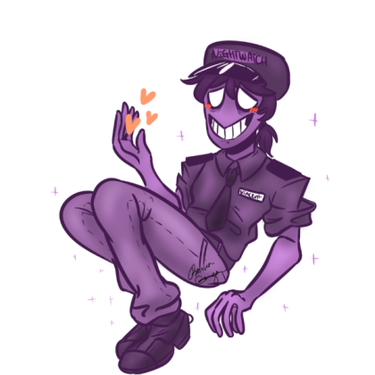 The Purple Guy Roblox decal