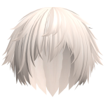 ´ཀ` blonde messy emo vkei anime boy hair w tufts