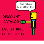 T-SHIRTS FOR ONLY 5 ROBUX