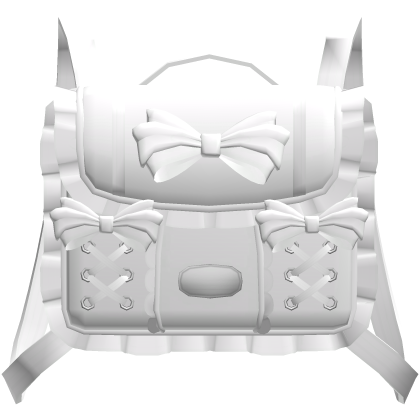 ♡ white adorable bow school bag (1.0)