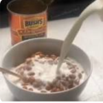 Cheese and Beans.