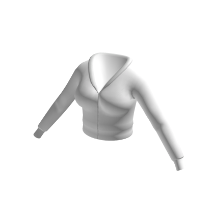 Tracksuit Hoodie White Euina Baddie Cropped Crop thumbnail