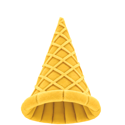 Plush Waffle-Texture Cone Hat