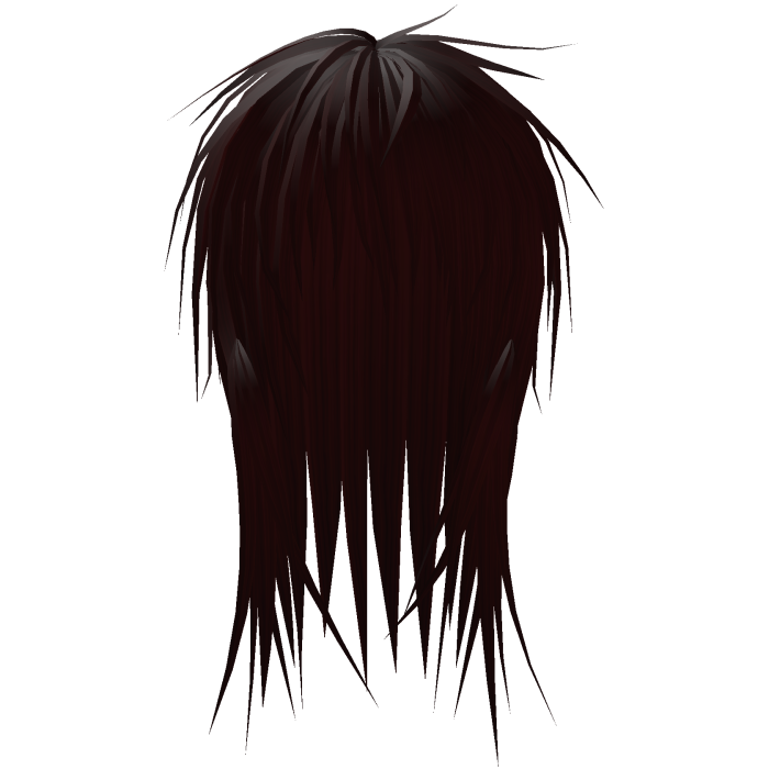red wispy razor vampire hair 