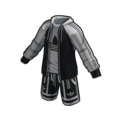 adidas Toon Shaded Jacket & Shorts thumbnail
