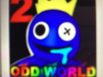 Rainbow friend group from blue