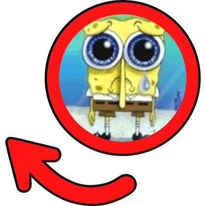 Sad Spongebob Meme Circle
