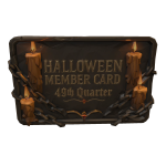 Halloween Member Card 49th Quarter