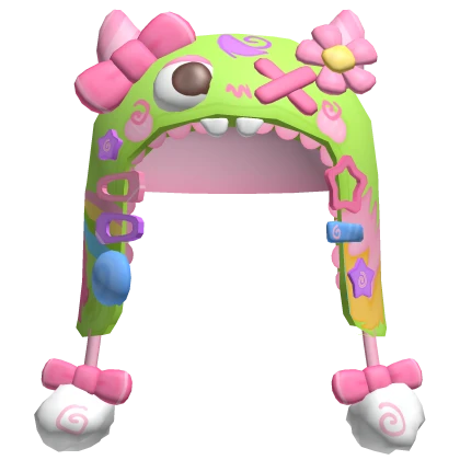 cute harajuku igari decora silly monster hood hat | Roblox