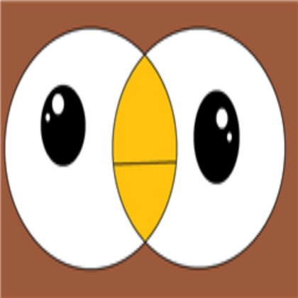 Owl face for cartoons Roblox decal