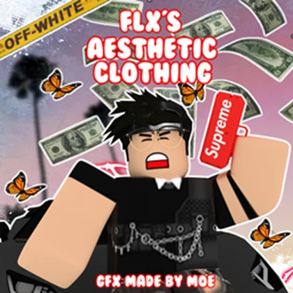 flx's aesthetic clothing Roblox group icon