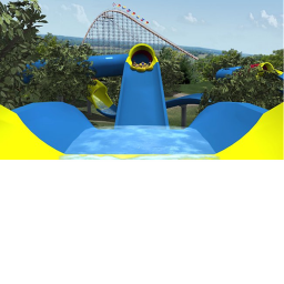 SLIDE DOWN THE BIGGEST WATER SLIDE IN ROBLOX!!!
