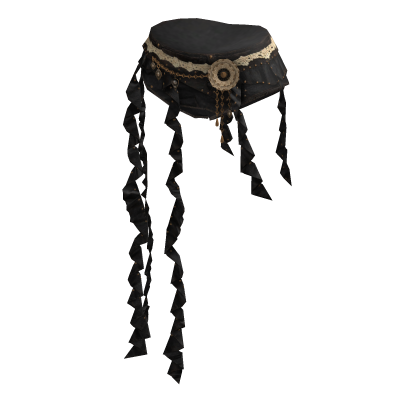 Asymmetric Ruffle Skirt (Black)