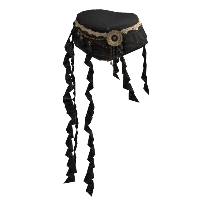 Asymmetric Ruffle Skirt (Black)