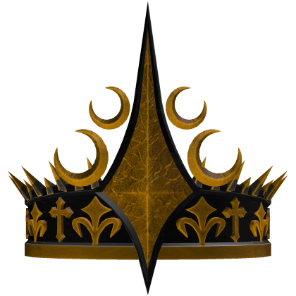 [Free] (Read Desc) Golden Gothic Crown Roblox item