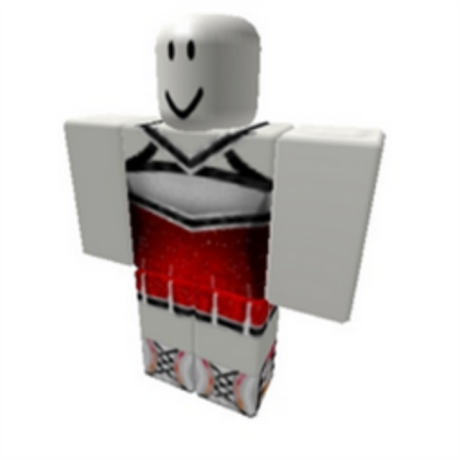 Girls Red Cheerleading Outfit Roblox decal