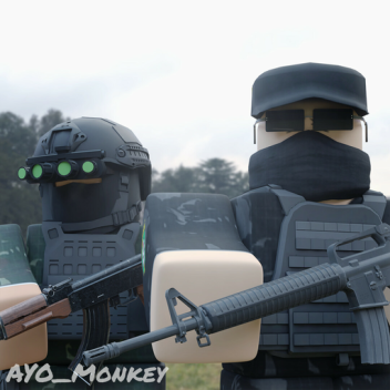 abandoned town invaded by army