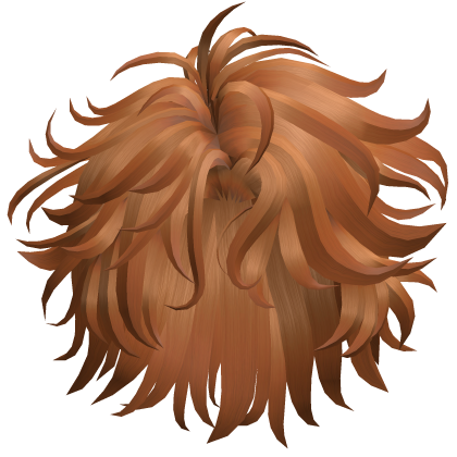 Messy Wavy Shag Hair - Ginger
