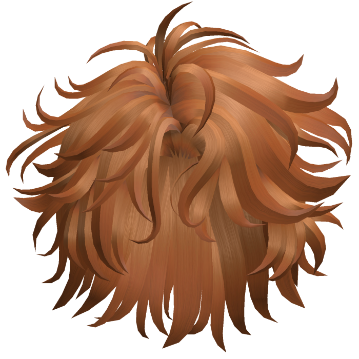 Messy Wavy Shag Hair - Ginger