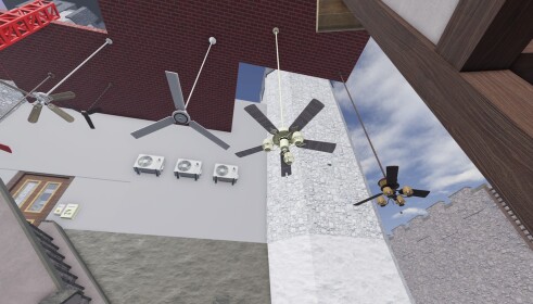 Castle with ceiling fans and ACs (Now with Obbys)