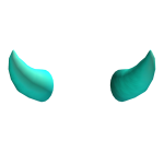 Aqua Short Horns