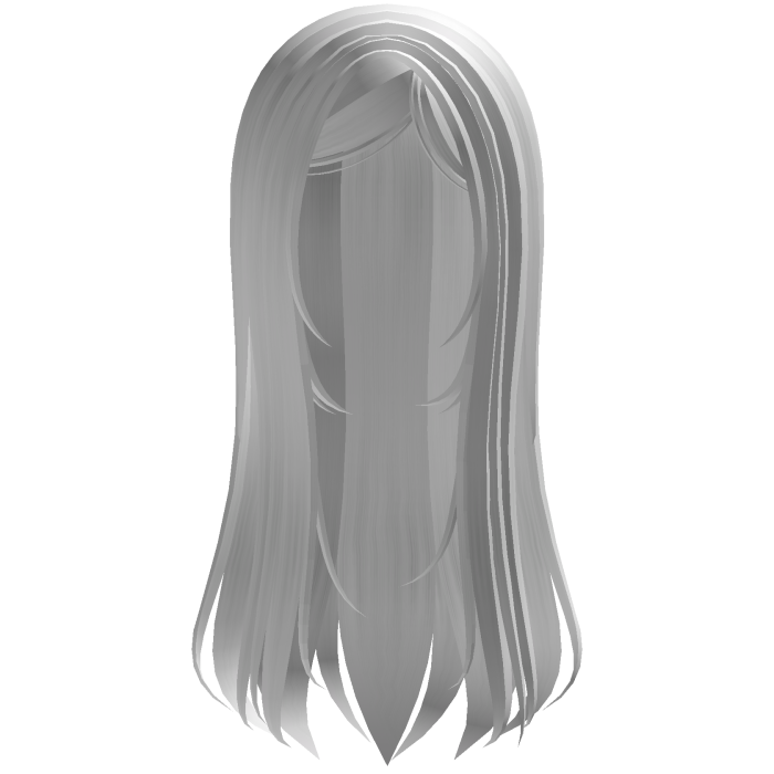 在 white long straight moe goth emo hair