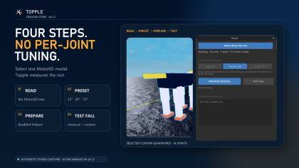 Topple — Measured Custom-Rig Ragdolls preview 2