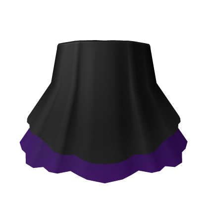 💜🦇 Layered train skirt - Purple & Black [2.0] Roblox item