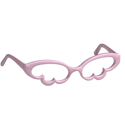 Kawaii Pink Cloud Glasses ☁️