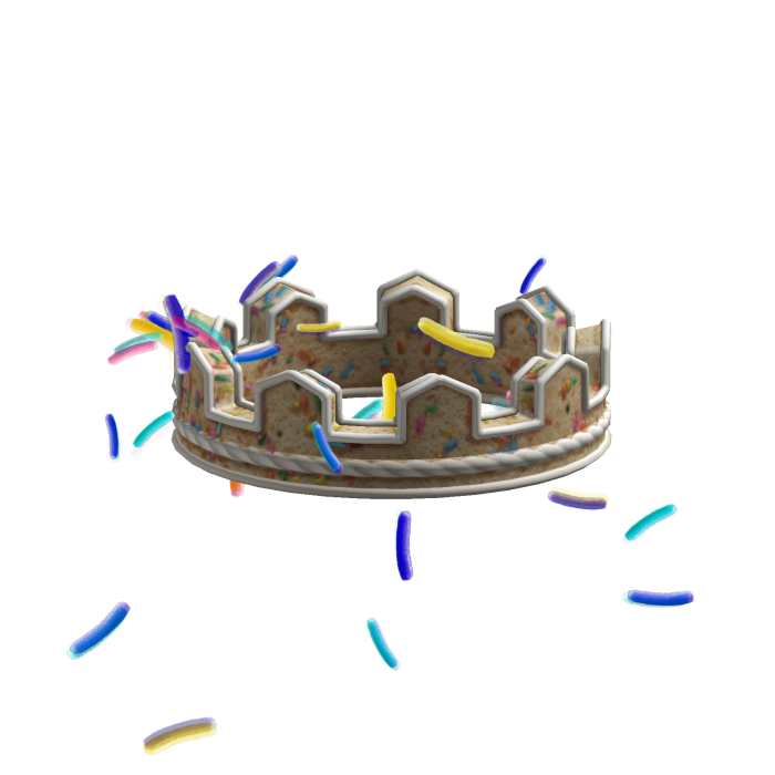 Crown-fetti Cake