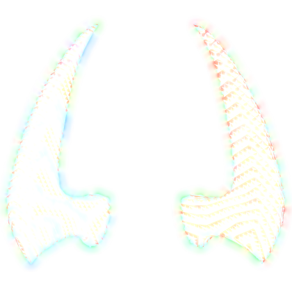Animated Rainbow Glowing Horns (Color Changing)