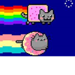 The happy nyan cupcakes