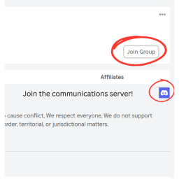 Join Group and communications server