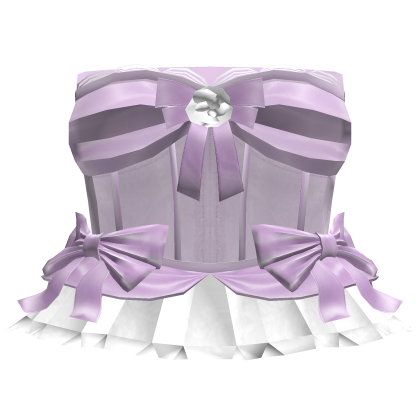 🎀 Coquette Ruffle Bow Corset Dress Royal Violet