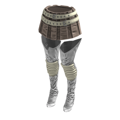 Fashionista Boot Chic Skirt (Beige Cream)