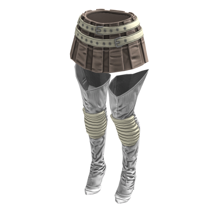 Fashionista Boot Chic Skirt (Beige Cream)
