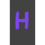 letter h letter h